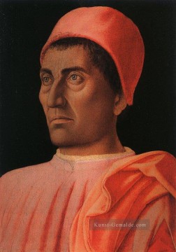  Carlo Galerie - Porträt des Protonary Carlo de Medici Renaissance Malers Andrea Mantegna